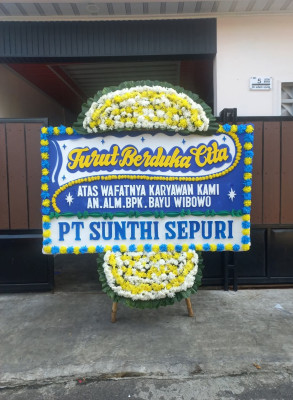 Papan Bunga Duka di Lebak Kepuh